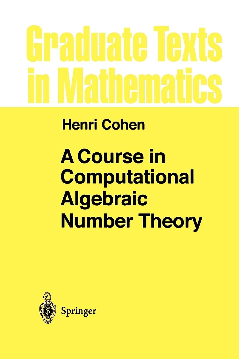 A Course Computational Algebraic Number Theory
