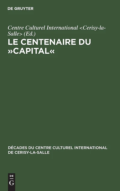 Le Centenaire du Capital