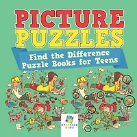 Picture Puzzles Find the Difference Puzzle Books for Teens