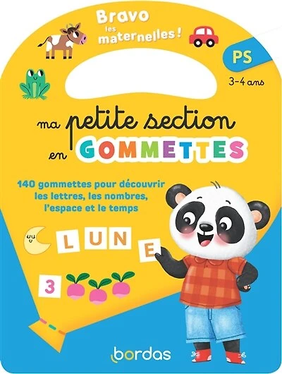 Bravo les maternelles !: ma petite section en gommettes, PS, 3-4 ans