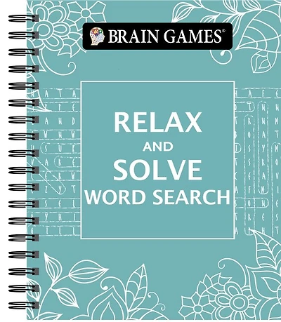 Brain Games - Relax and Solve: Word Search (Teal)
