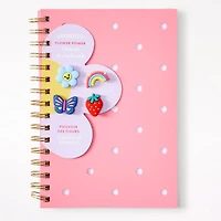 A5 Flower Power Charm Notebook