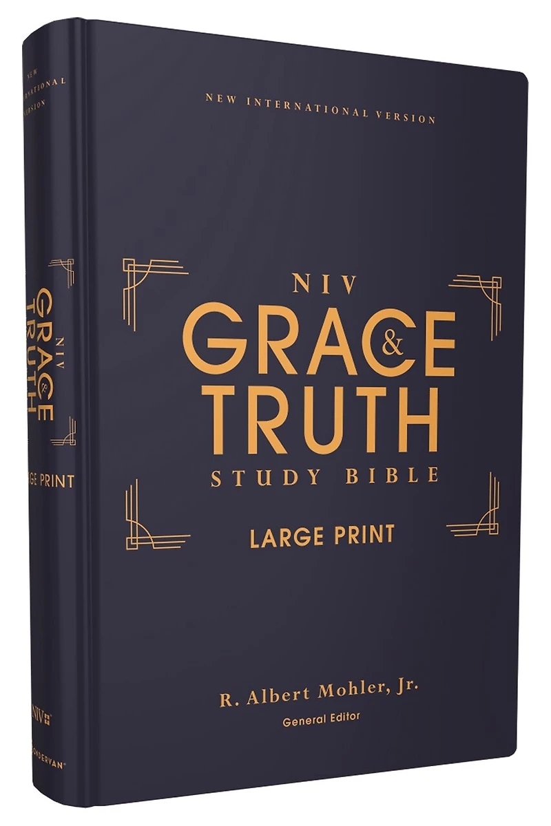NIV, The Grace and Truth Study Bible (Trustworthy Practical Insights), Large Print, Leathersoft, Brown, Red Letter, Comfort Print
