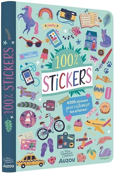 100 % stickers: 4.000 stickers pour customiser tes affaires !