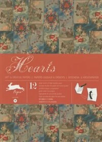Hearts: Gift Wrapping Paper Book Vol.19