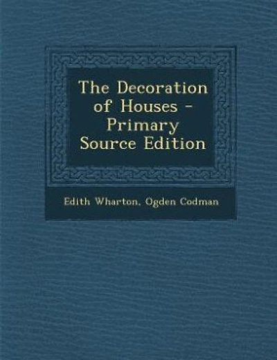 The Decoration of Houses