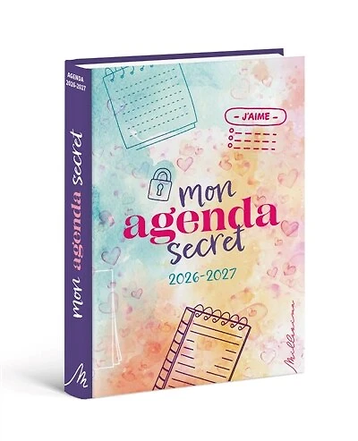 Mon agenda secret 2026-2027