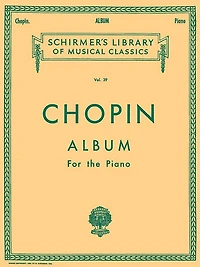 Album: Schirmer Library of Classics Volume 39 Piano Solo