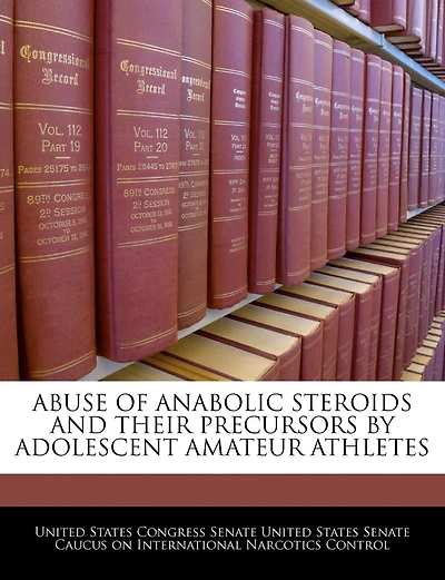 Abuse Of Anabolic Steroids And Their Precursors By Adolescent Amateur Athletes