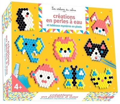Créations en perles à eau : coffret avec accessoires: coffret avec accessoires
