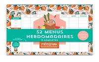 52 menus hebdomadaires à compléter et aimanter sur le frigo