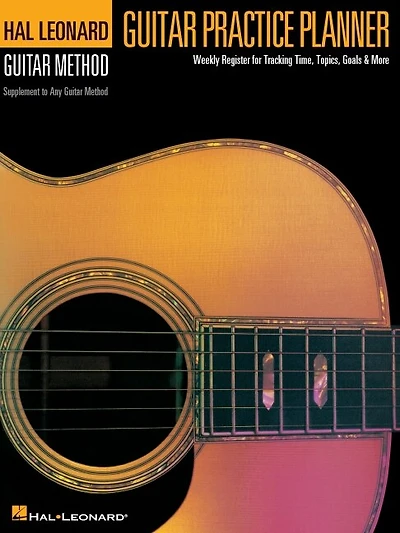 Guitar Practice Planner: Weekly Lesson Planner for Guitarists