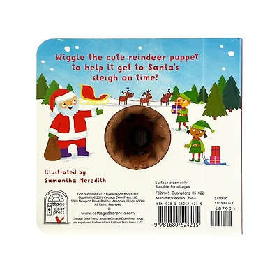 Jingle, Jingle, Little Reindeer Puppet Book