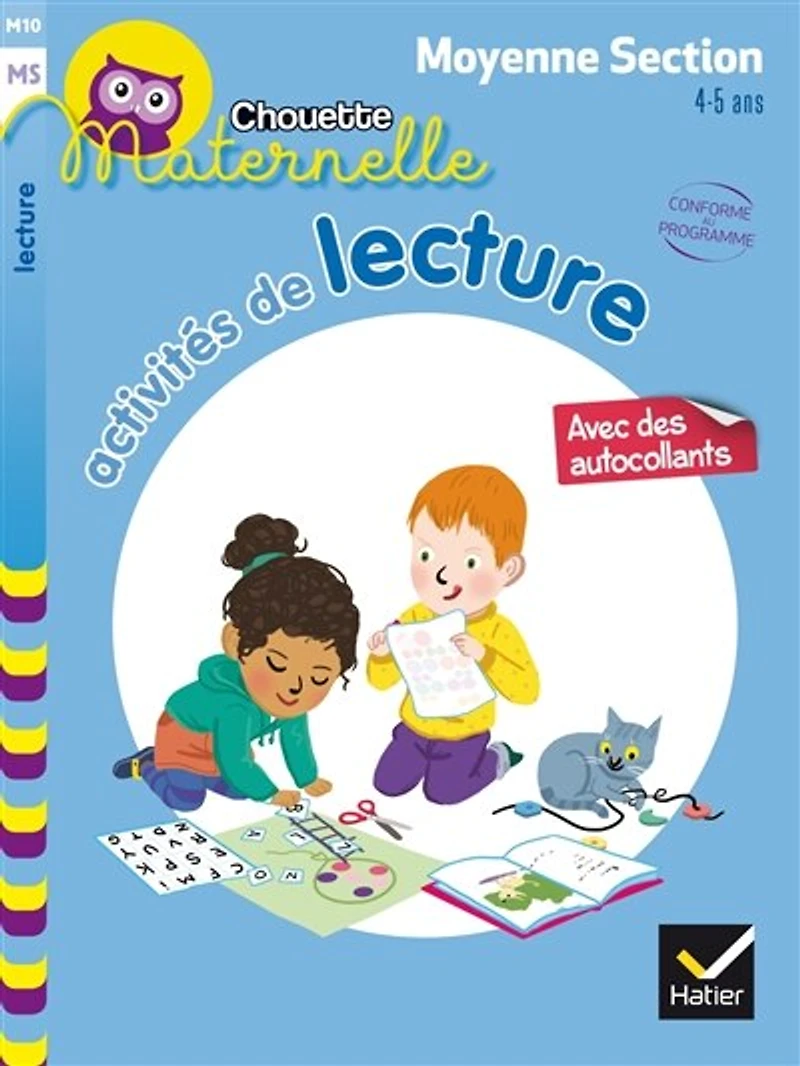 Activités de lecture pour faire mes premiers pas en !: moyenne section, 4-5 ans