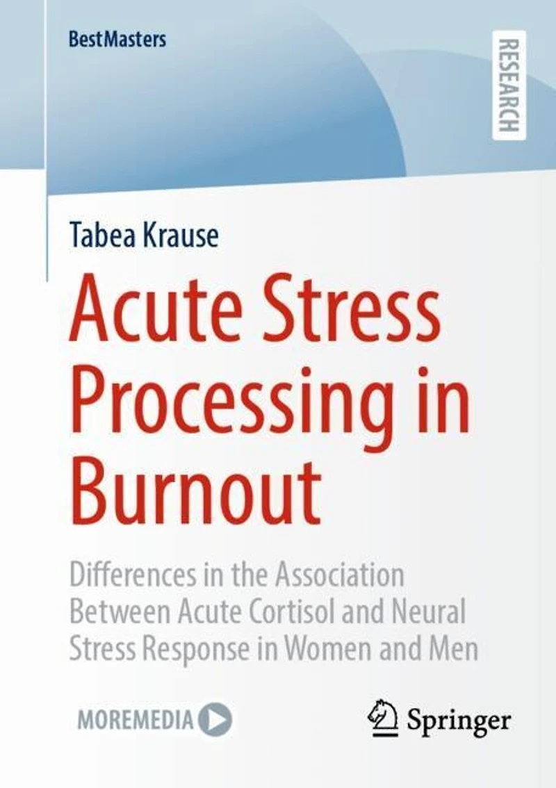 Acute Stress Processing Burnout: Differences the Association Between Cortisol and Neural Response Women Men