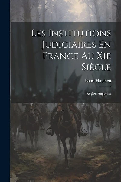Les Institutions Judiciaires En France Au Xie Siècle: Région Angevine