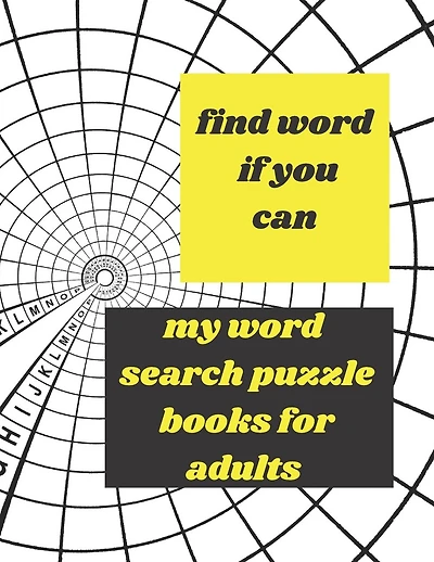 find word if you can: my word search puzzle books for adults