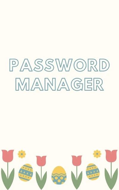 Password manager: Keep your usernames, passwords, social info, web addresses and security questions in one. So easy & organized