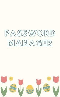 Password manager: Keep your usernames, passwords, social info, web addresses and security questions in one. So easy & organized