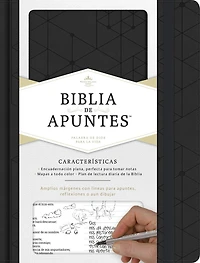 RVR 1960 Biblia de apuntes, gris y floreado tela impresa
