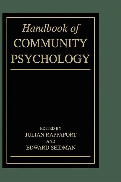 Handbook Of Community Psychology
