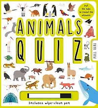 ANIMALS QUIZ: Wipe-clean Quiz Book With Pen