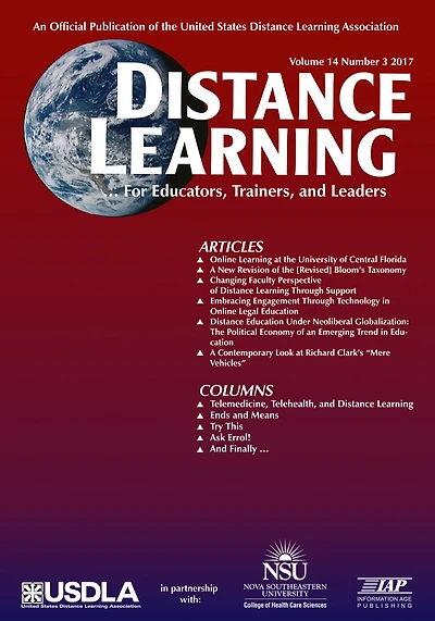 Distance Learning Vol 14 Issue 3