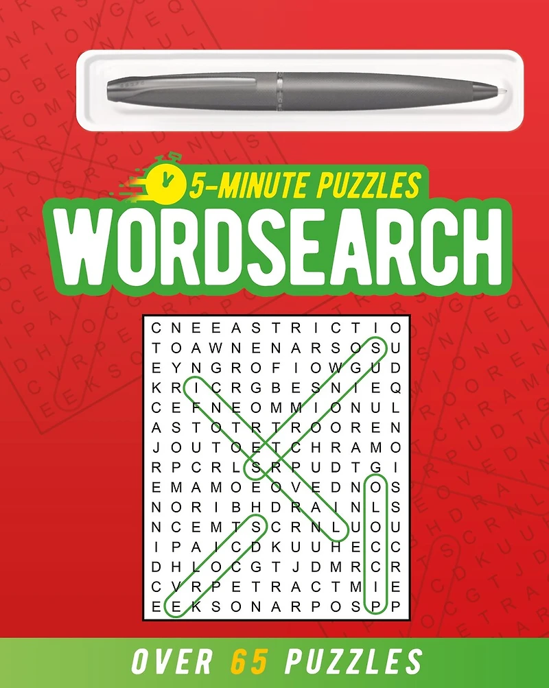 5MINUTE WORDSEARCH INCLUDES BALLPOINT PE: Over 65 Puzzles