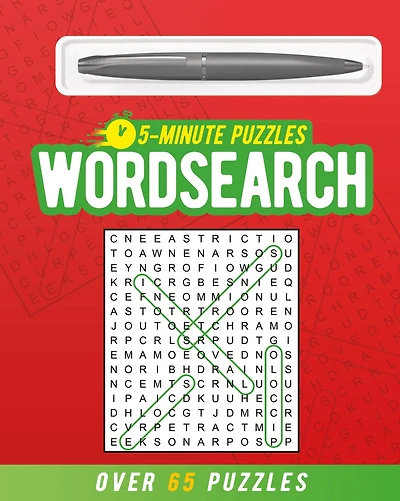 5MINUTE WORDSEARCH INCLUDES BALLPOINT PE: Over 65 Puzzles