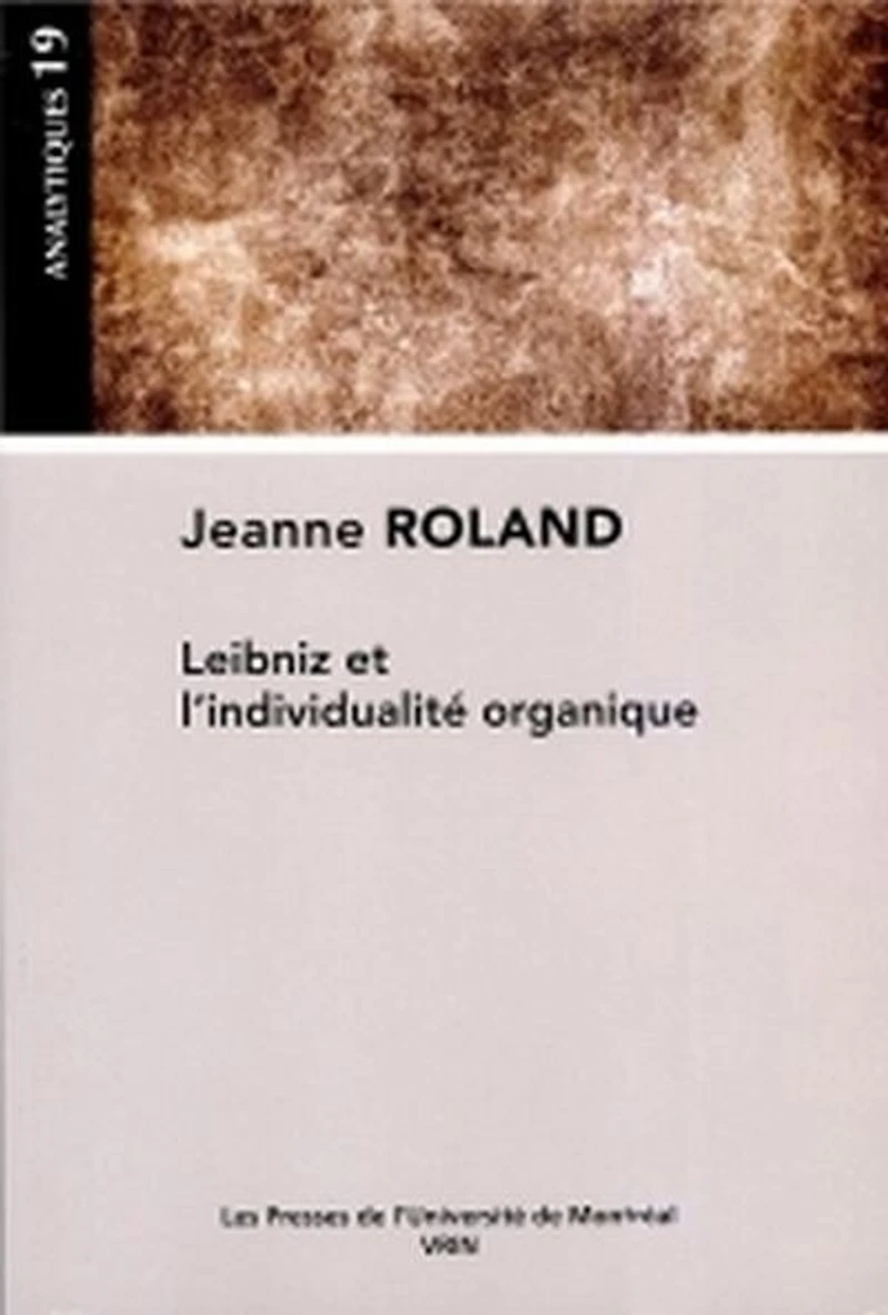 Leibniz et l'individualité organique
