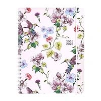 2025-2026 Academic Agenda Humminbirds And Flowers