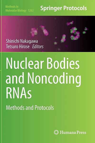 Nuclear Bodies And Noncoding Rnas: Methods Protocols