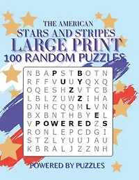 American Stars and Stripes: Large Print 100 Random Puzzles