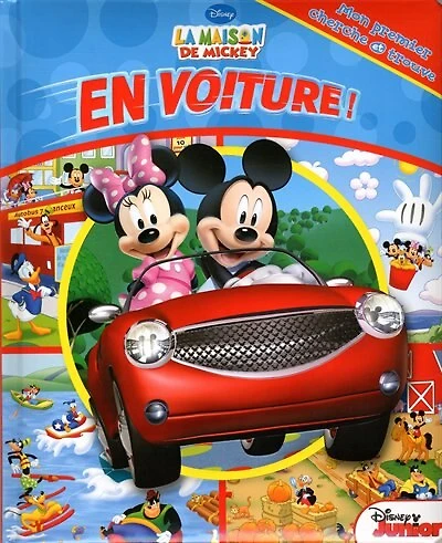 Disney La maison de Mickey. En voiture!: mon premier cherche et trouve
