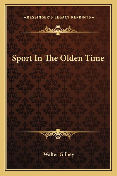 Sport In The Olden Time
