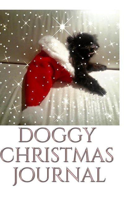 Doggy Pomeranian Christmas Journal: Blank Journal