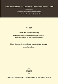 Über Adaptationsverläufe im visuellen System des Menschen