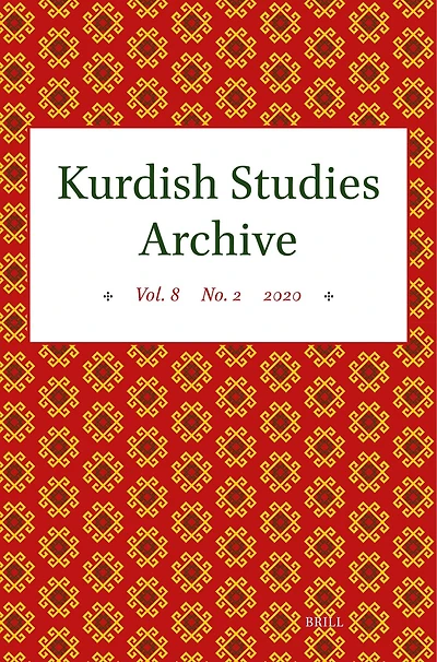 Kurdish Studies Archive: Vol. 8 No. 2 2020