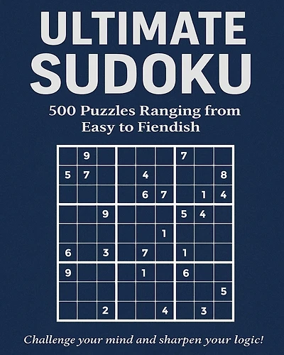 Ultimate Sudoku - 500 Puzzles Ranging from Easy to Fiendish
