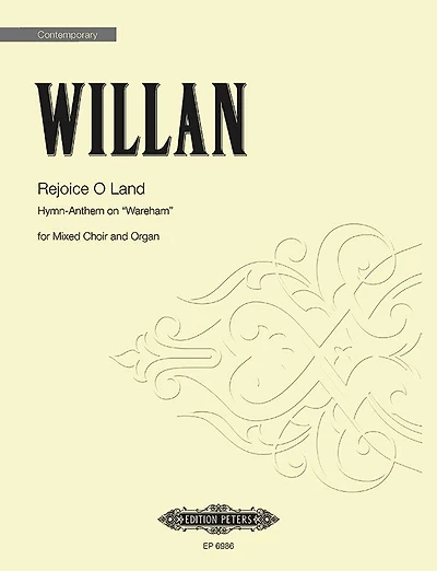 Rejoice O Land: Hymn-Anthem on 'Wareham' for Mixed Choir and Organ, Choral Octavo