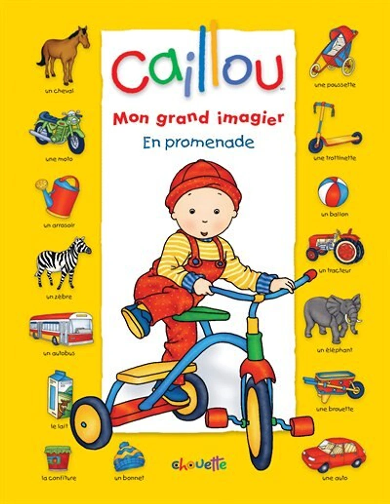 Caillou: En promenade: Mon grand imagier