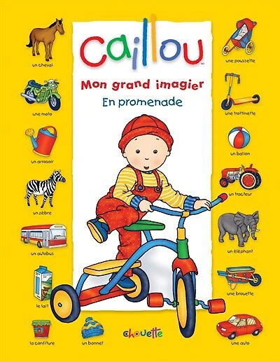 Caillou: En promenade: Mon grand imagier