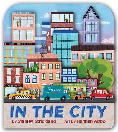 In the City (A City Skyline-Shaped Novelty Board Book for Toddlers)