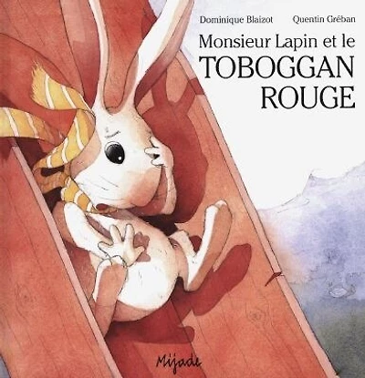 Monsieur Lapin et le toboggan rouge