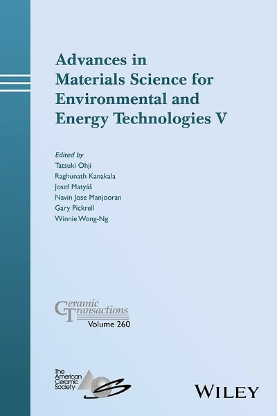 Advances Materials Science for Environmental and Energy Technologies V