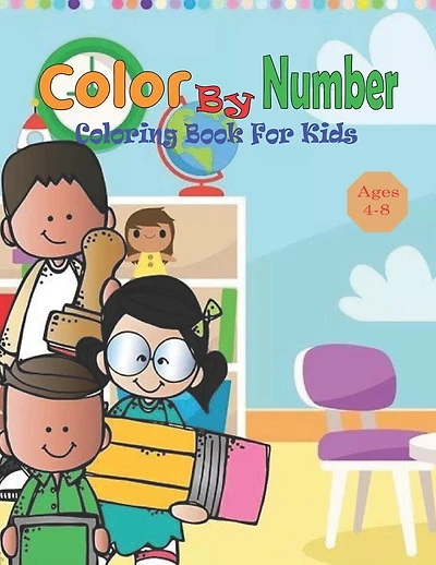 Color By Number coloring Book For Kids Ages 4-8: Animal Collection Activity book