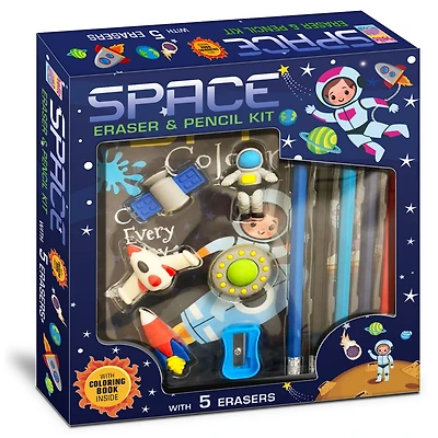 Space Eraser & Pencil Kit
