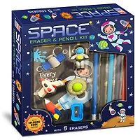 Space Eraser & Pencil Kit