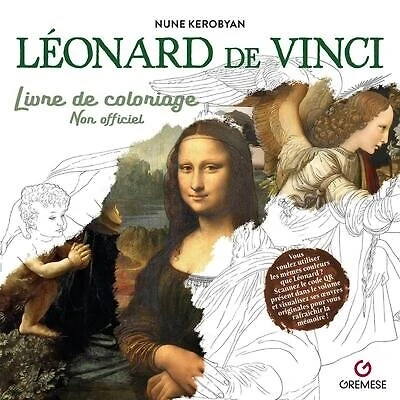 Léonard de Vinci: livre de coloriage