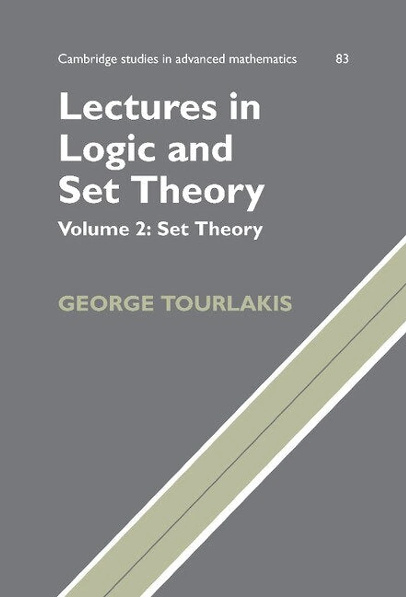 Lectures Logic and Set Theory: Volume 2, Theory